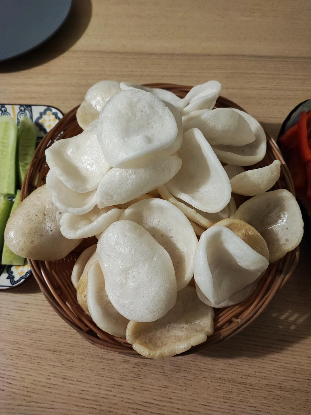 空气炸锅 虾片 无油