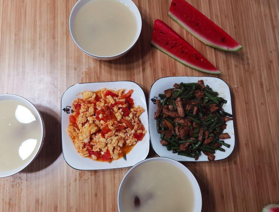 豆角炒肉丝