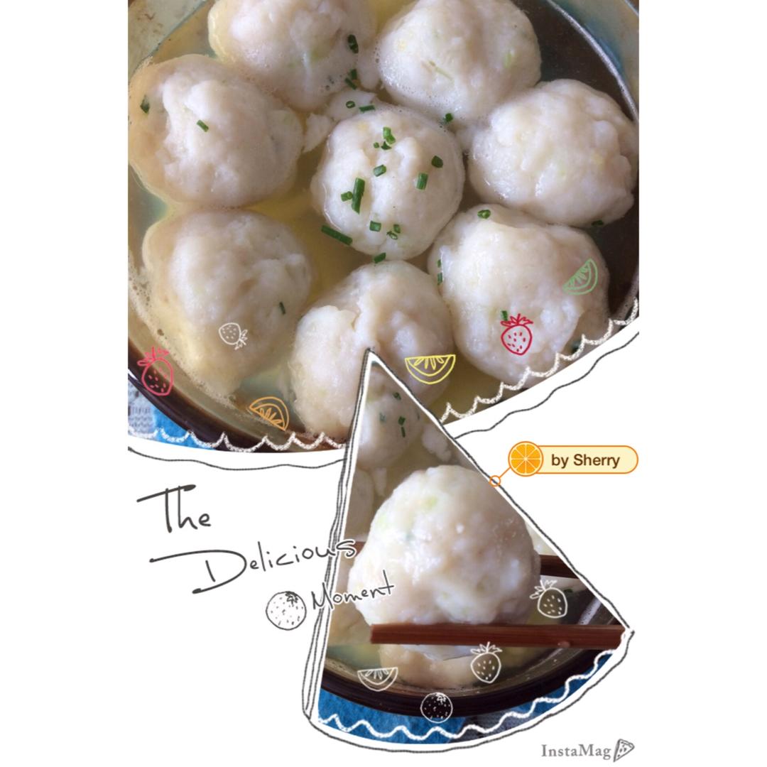 小羽私厨之龙利鱼狮子头