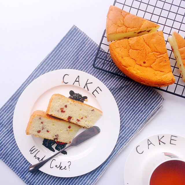 蔓越莓酸奶戚风