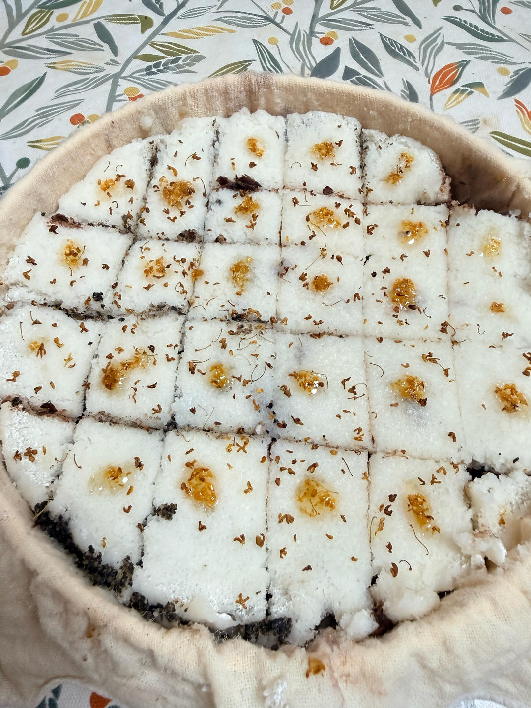 人人都会做的桂花糕+豆沙松糕