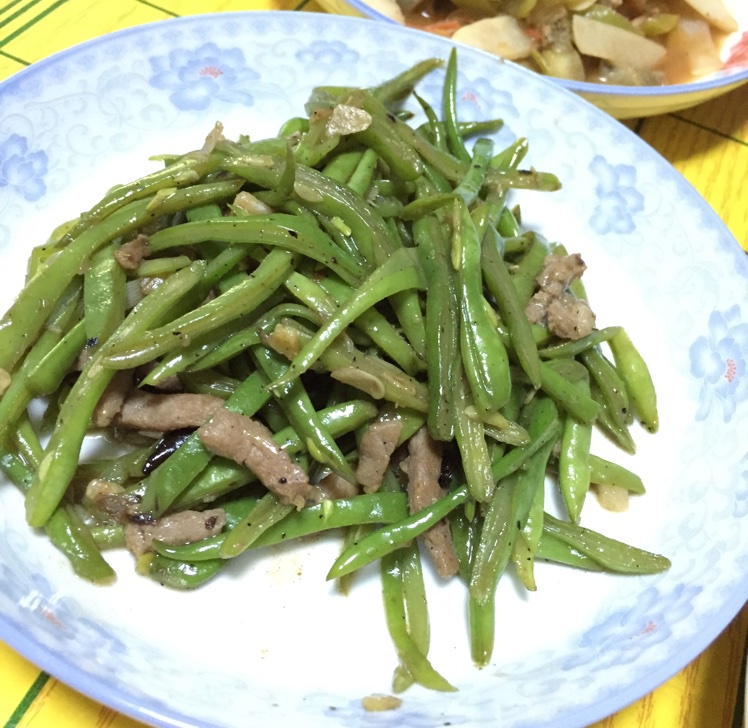 肉丝炒豆角
