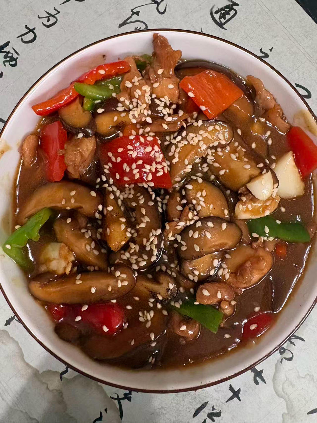 口蘑鸡胸肉