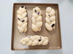 新手也能成功的瑞士辫子葡萄干面包的做法 步骤12