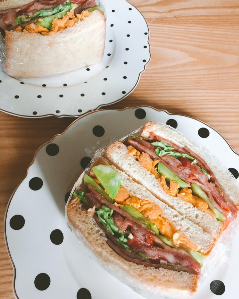 火腿芝士蛋三文治