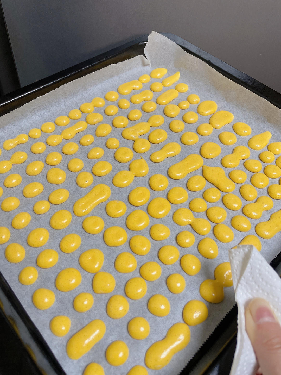 入口即化的无添加蛋黄溶豆