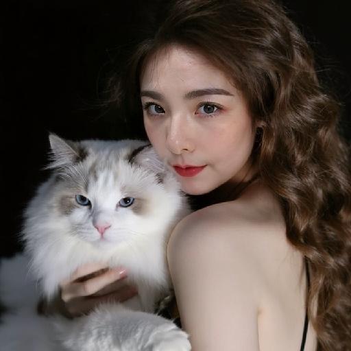 戴美瞳的猫