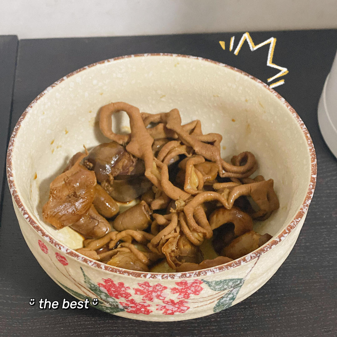 中餐10：卤鸡胗鸡心