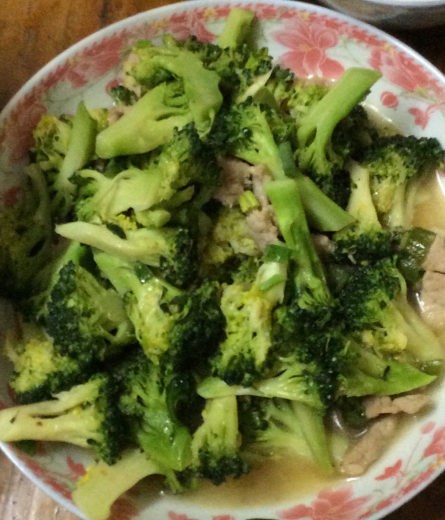 西兰花炒肉