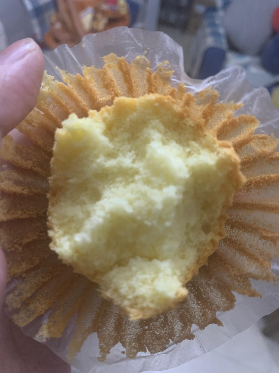 不塌不凹的纸杯戚风蛋糕