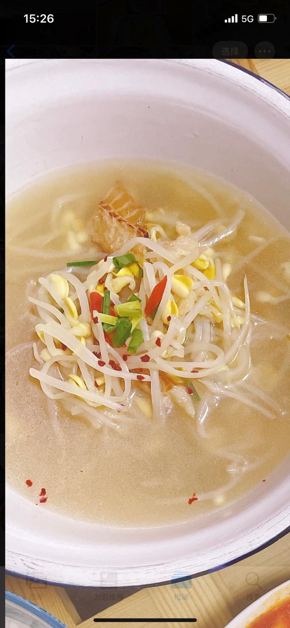 明太鱼豆芽汤的做法