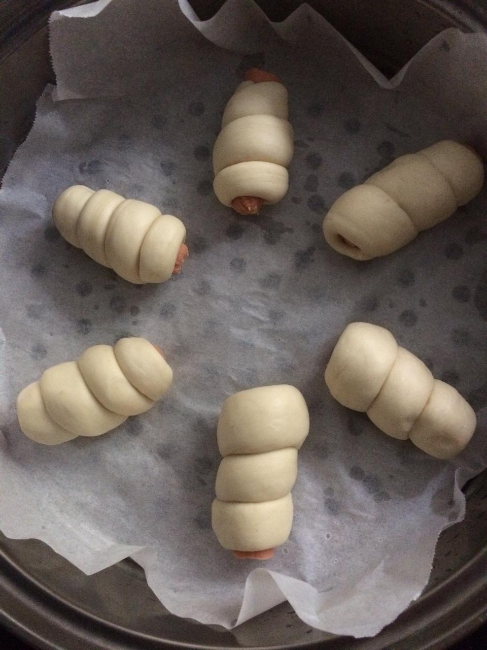 快手火腿卷～一次发酵