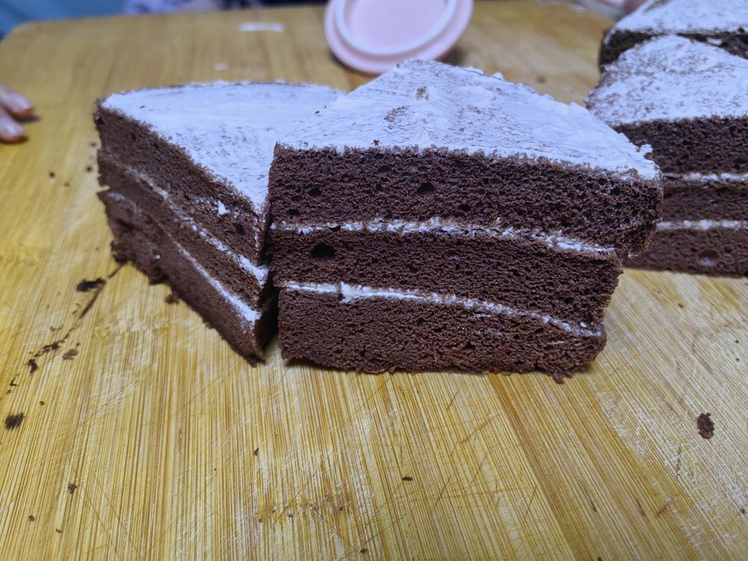 8寸可可戚风蛋糕