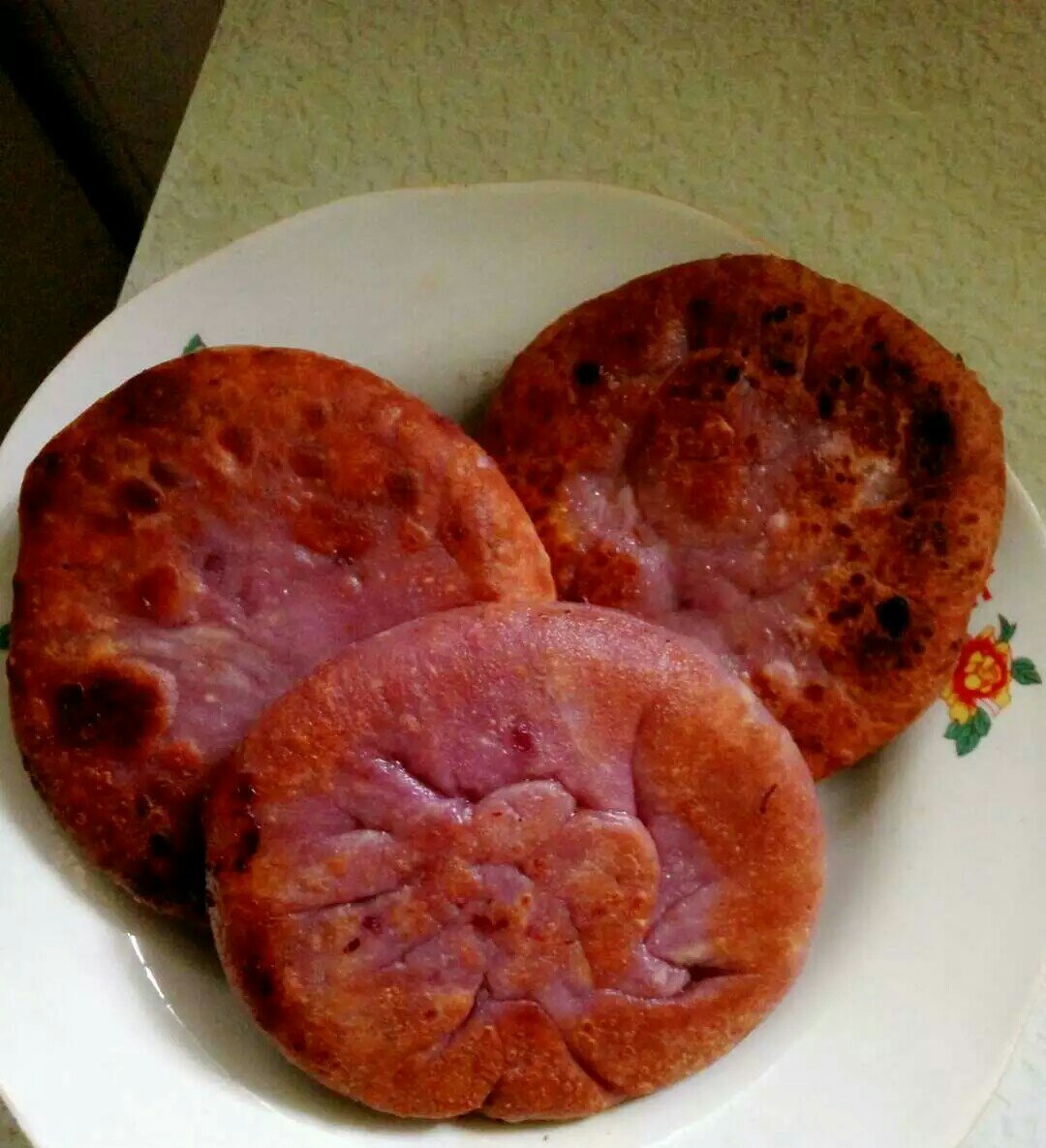 紫薯山楂饼的做法