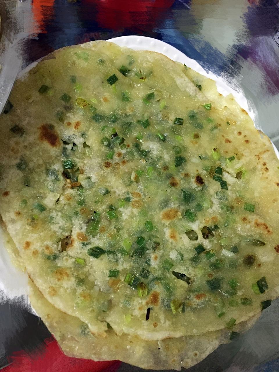 饺子皮葱油饼