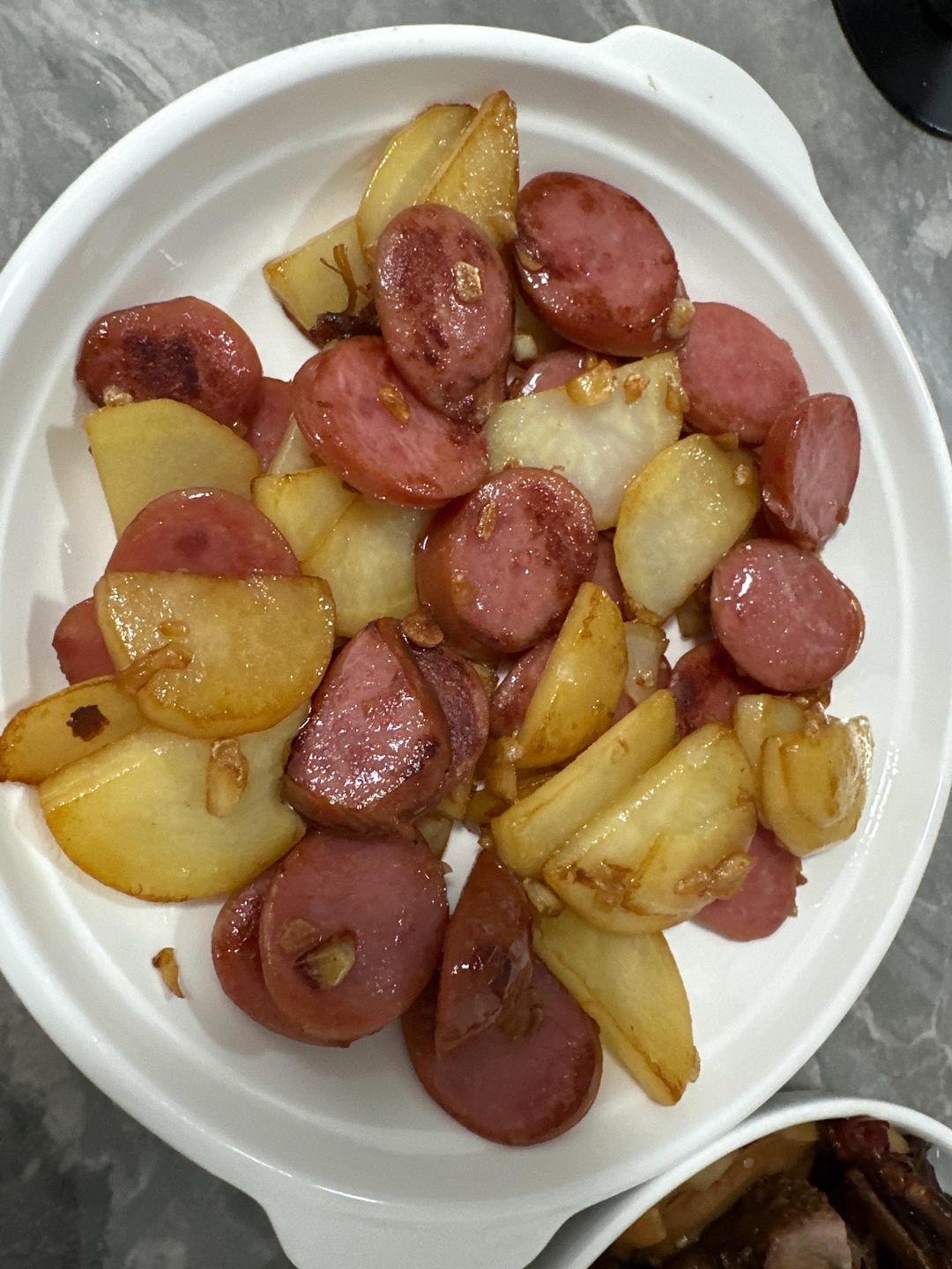 土豆片青椒炒红肠