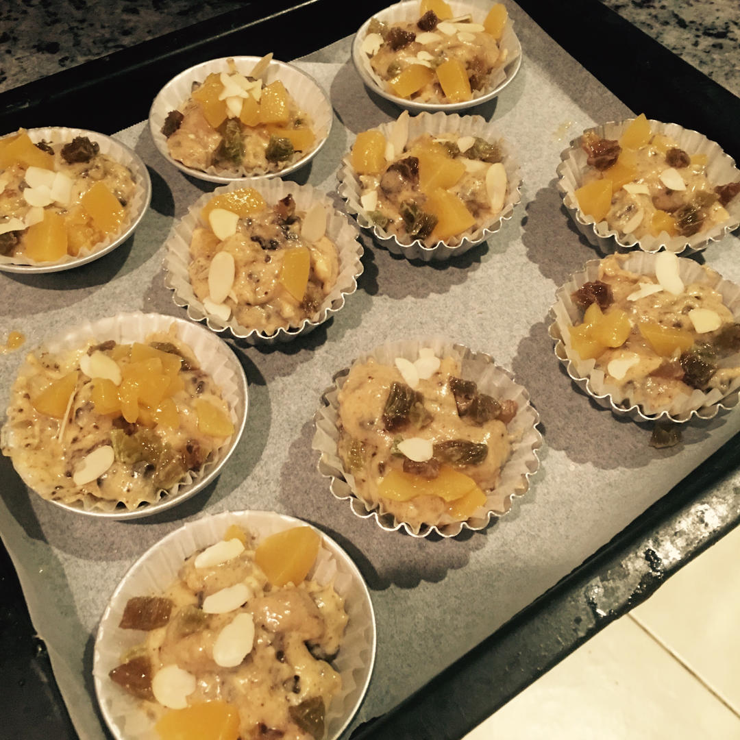 少女心的香蕉蔓越莓玛芬