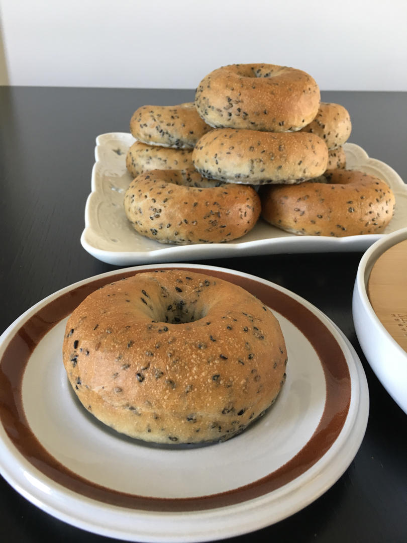 芝麻贝果（咸）