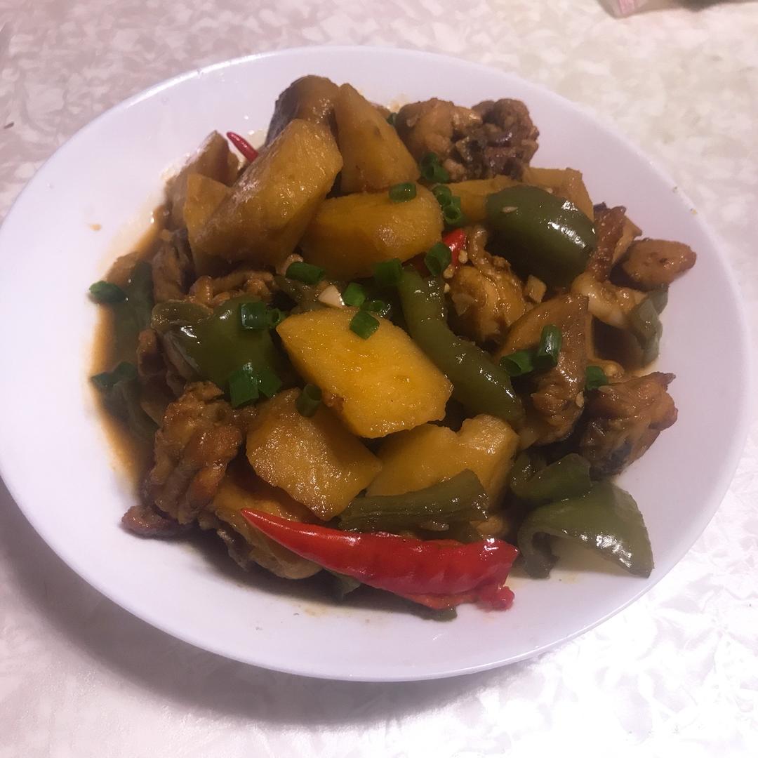 鸡块烧土豆