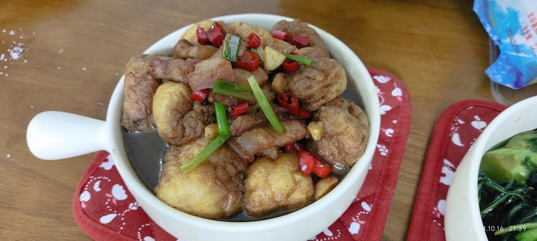 肉末烧豆泡｜家常下饭菜