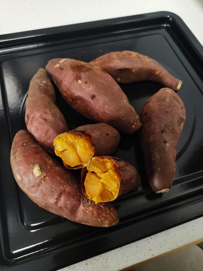 平平无奇的烤红薯的做法