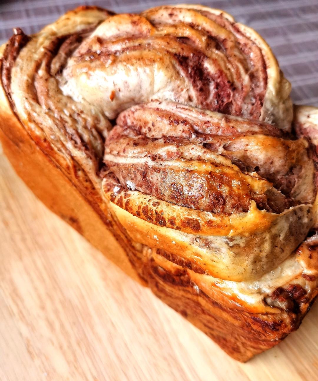 大理石红豆沙吐司