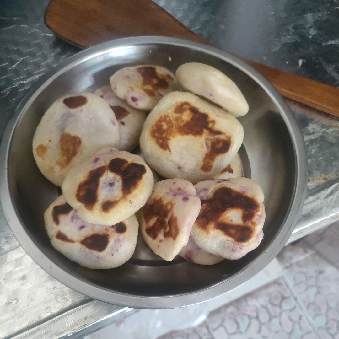 山药紫薯饼【宝宝辅食】