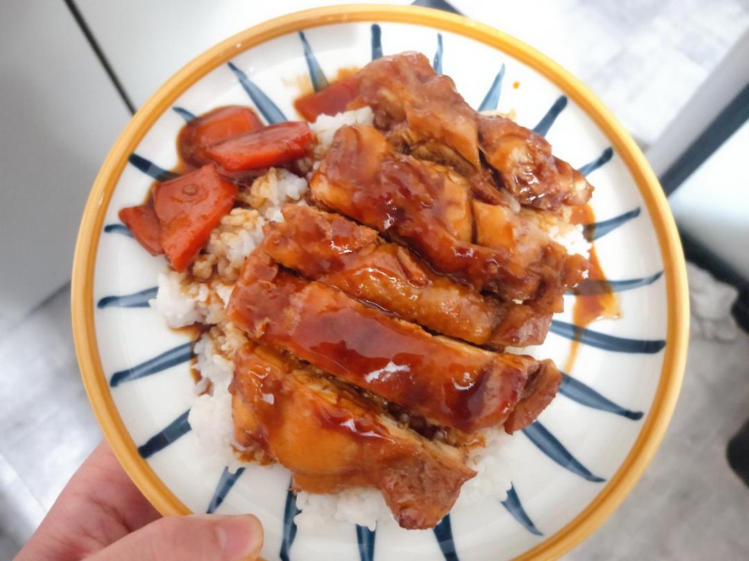 照烧鸡腿饭