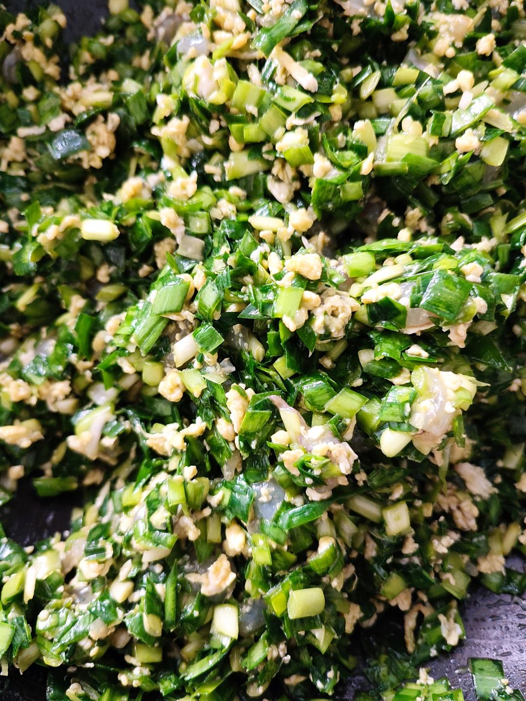 经典的韭菜鸡蛋馅儿饺子 怎么吃都不会腻