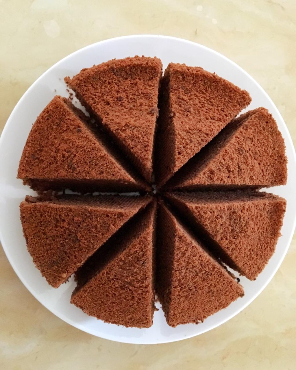 不消泡的巧克力戚风