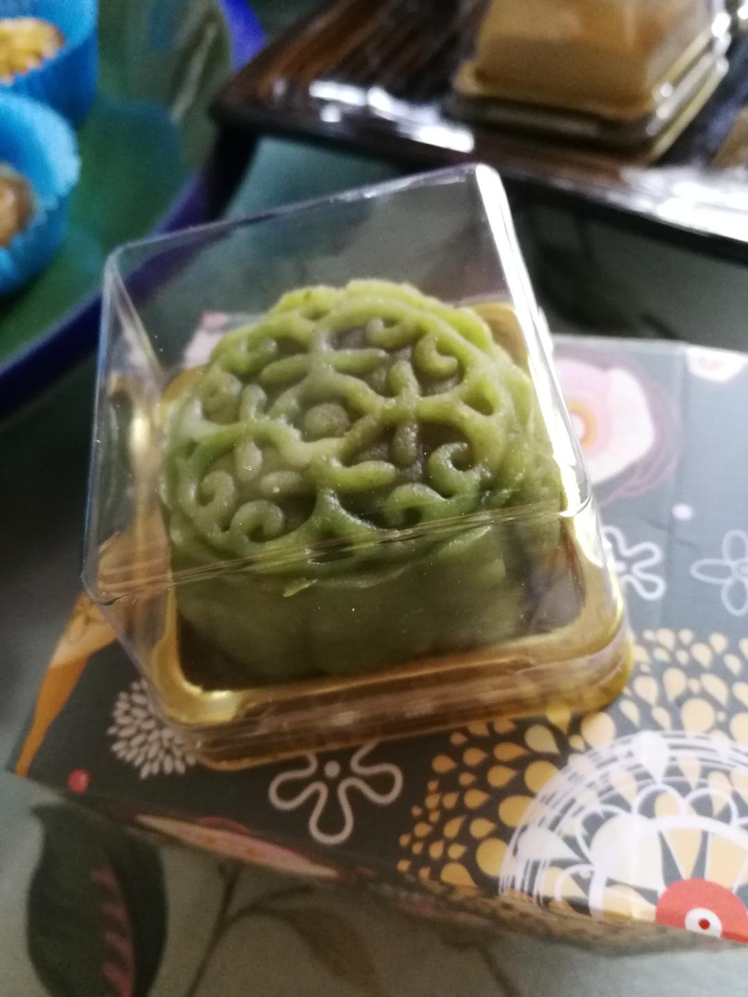 中秋｜清新的抹茶冰皮月饼🌿抹茶控必备‼️