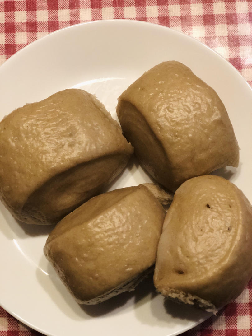 simpleman做的荞麦面馒头