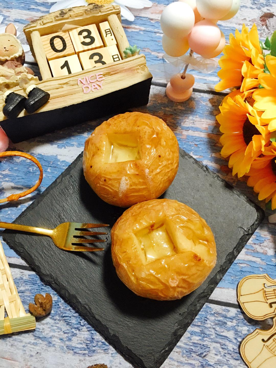香甜软糯「黄油烤苹果🍎」的做法