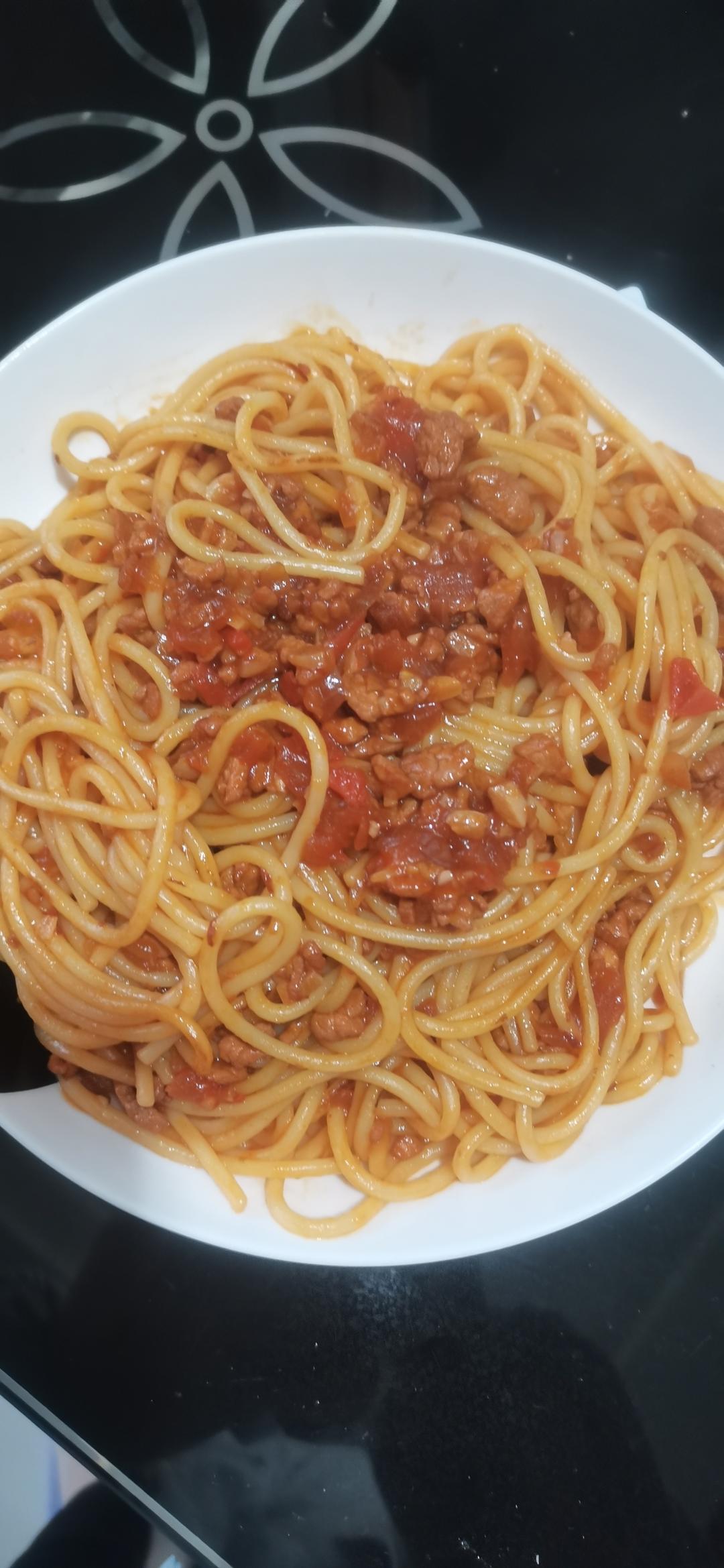 番茄肉酱意面
