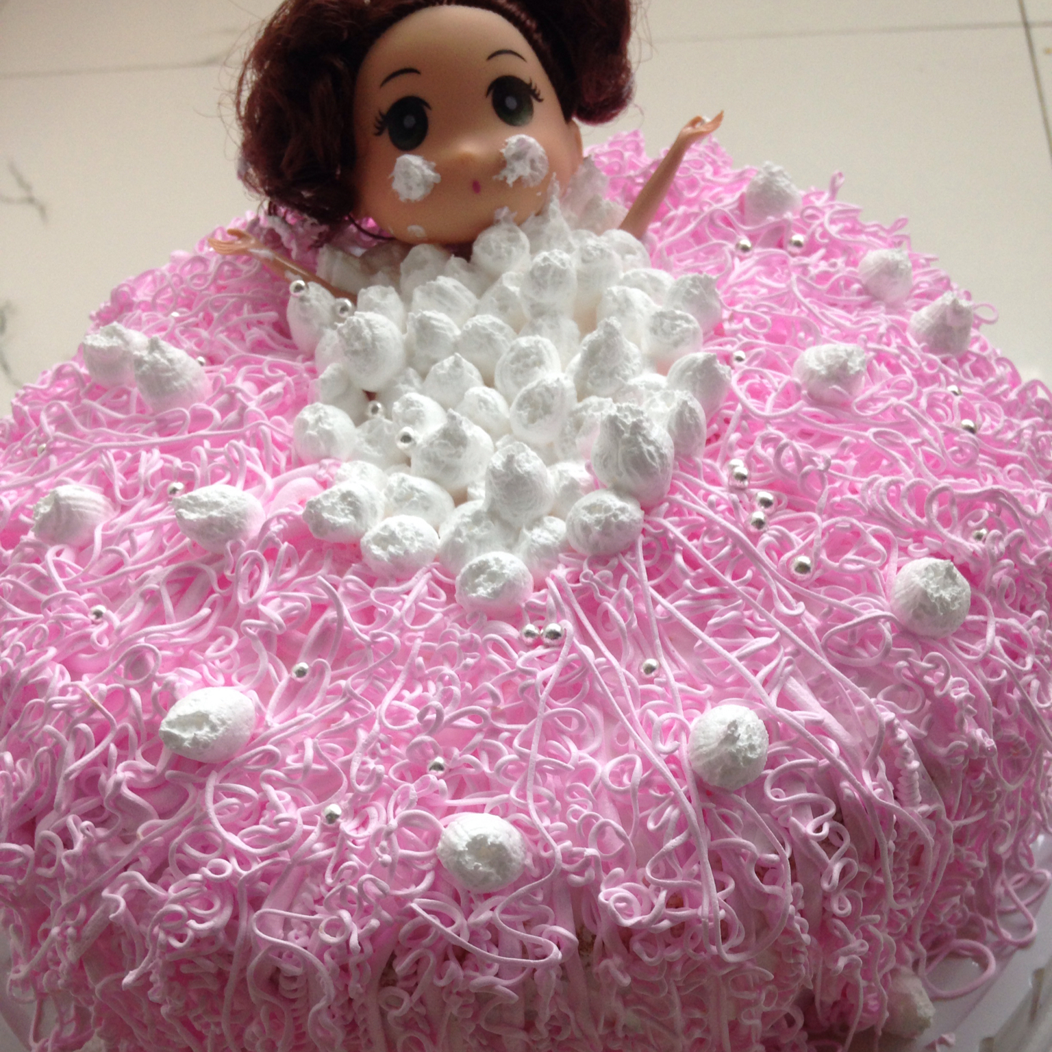 泡泡浴娃娃蛋糕