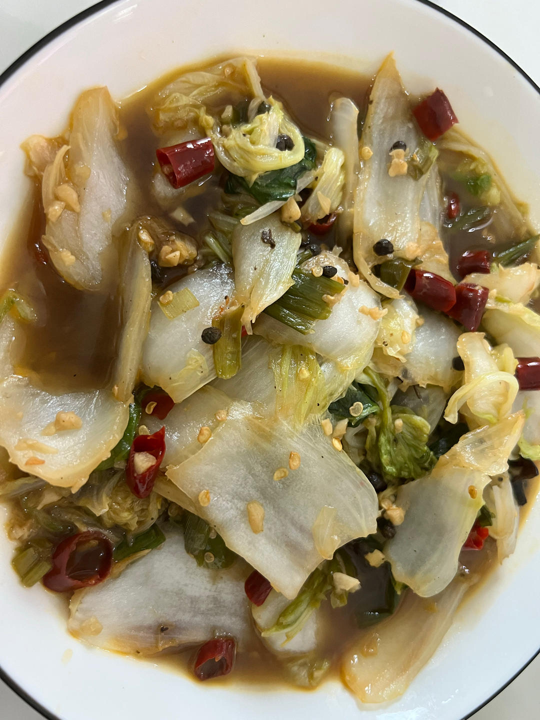 自制辣炒大白菜（娃娃菜）