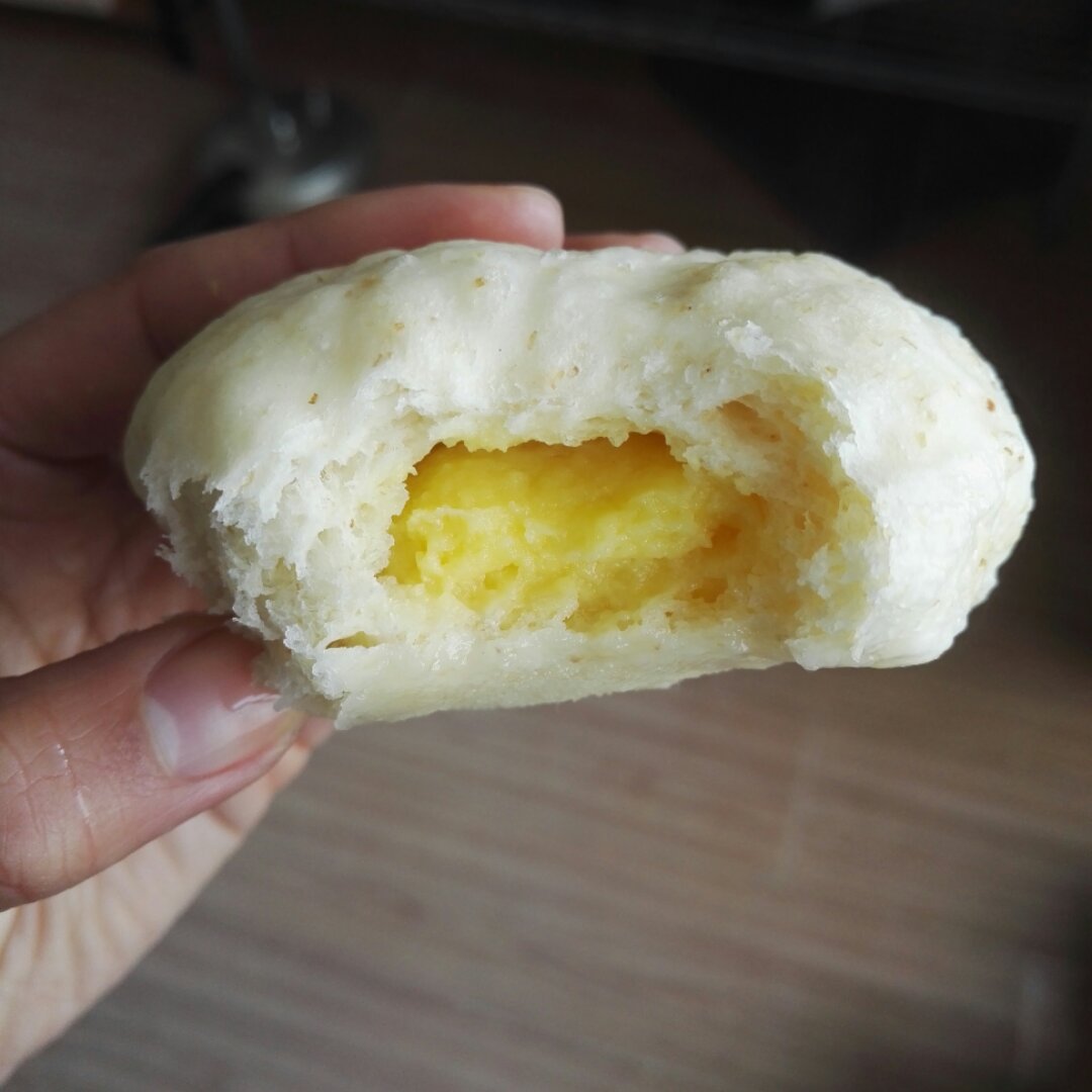 自制无油奶黄包