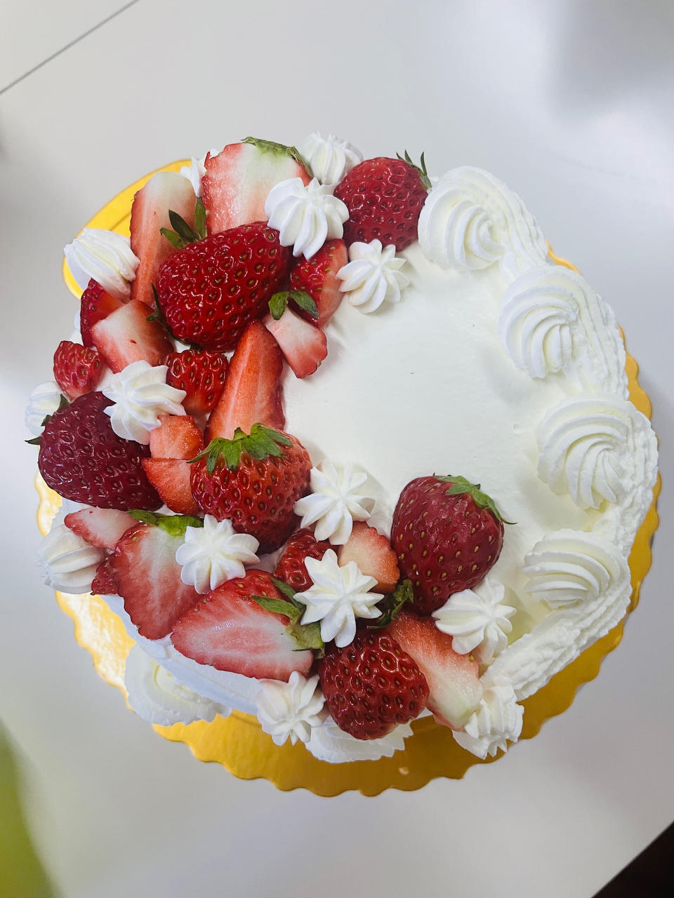 6寸芒果戚风千层蛋糕