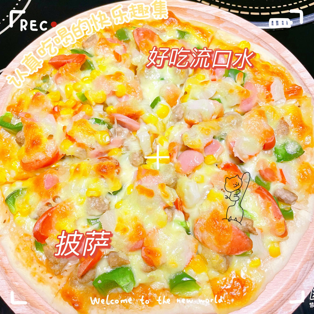 新手披萨饼皮pizza(能开餐厅那种)