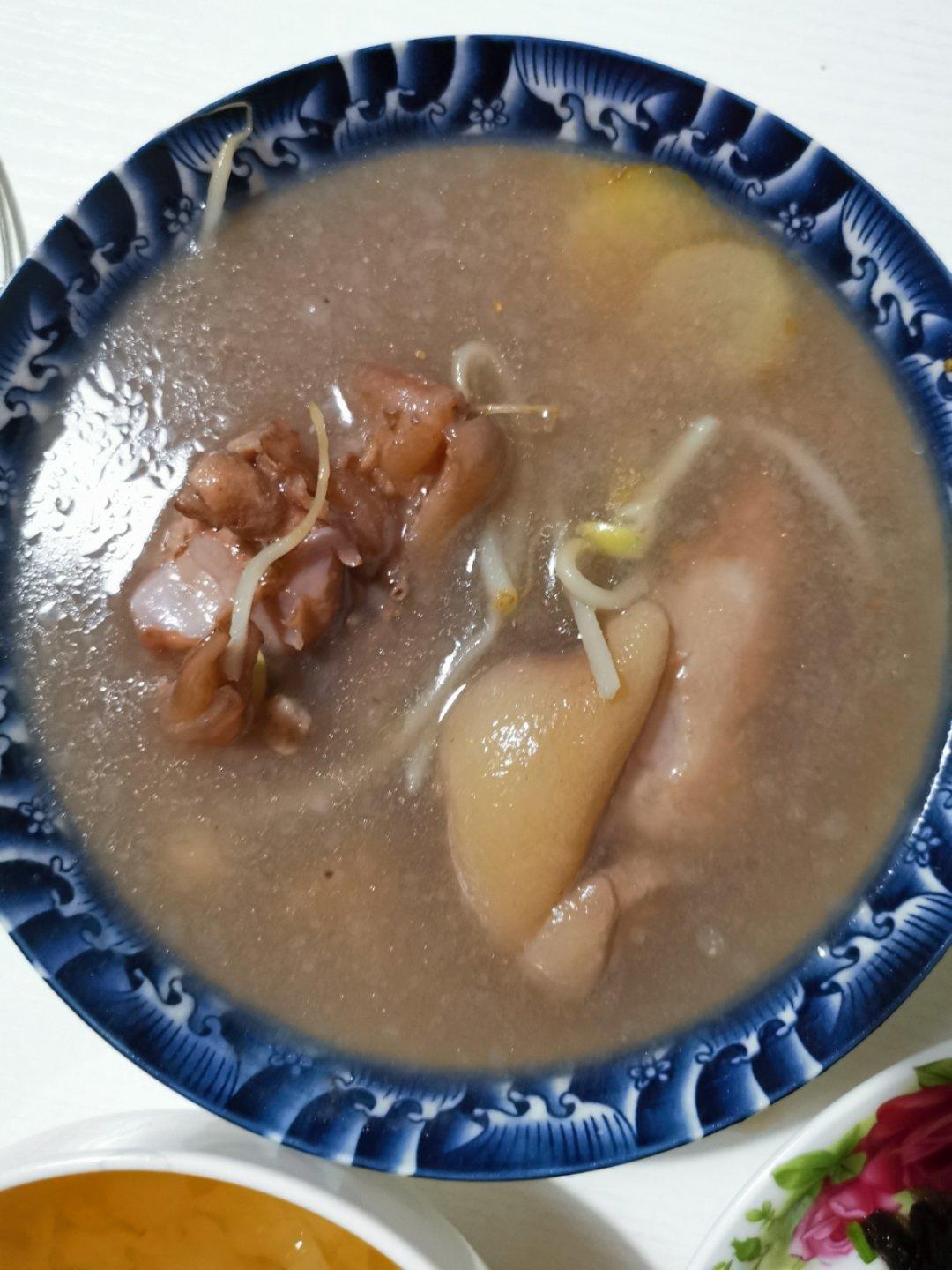 豆芽猪蹄汤