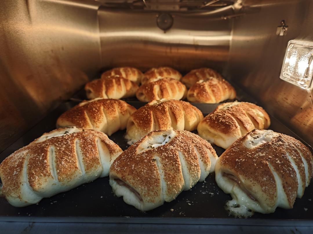 直接法万能面团－培根芝士包