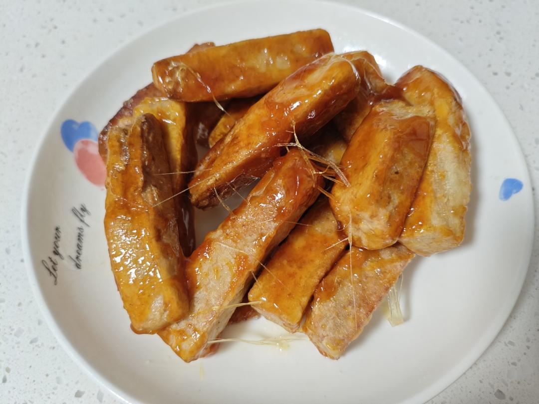 [家常菜]一次成功的拔丝香芋(附送各种小窍门)