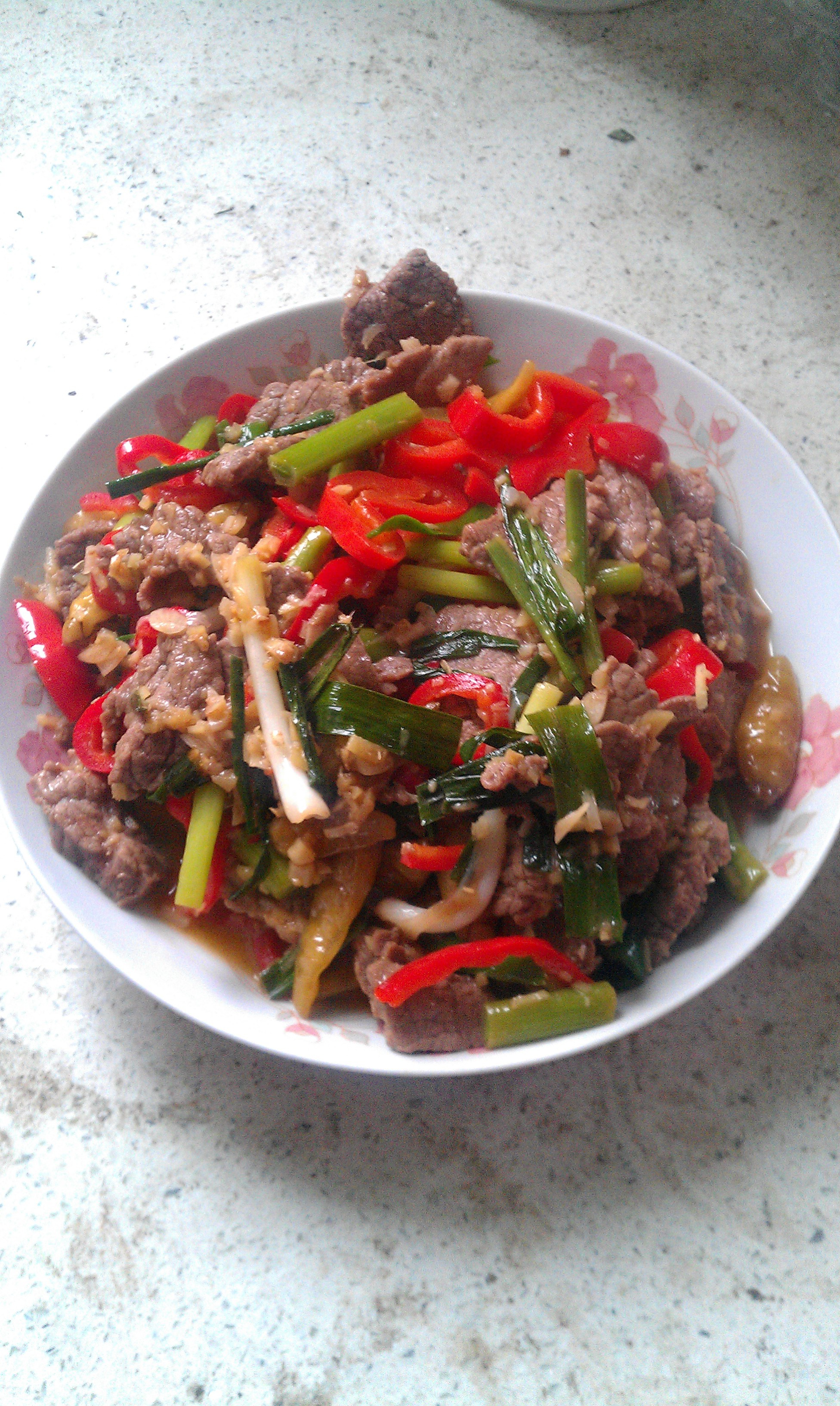 marlees做的小炒牛肉