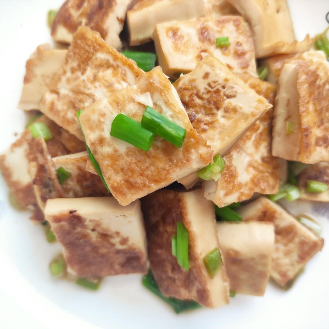 小葱香煎豆腐
