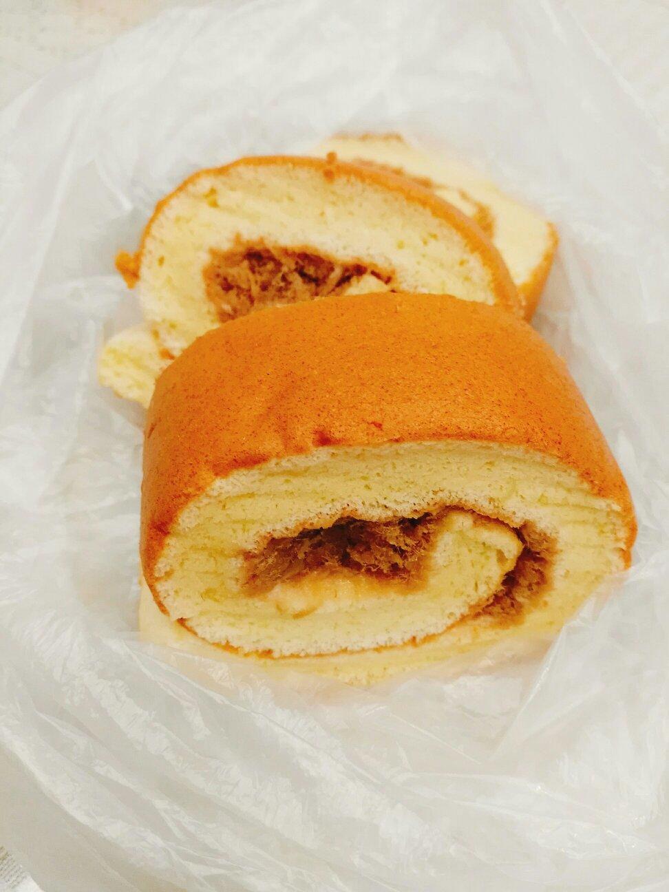 香葱肉松肥蛋糕卷～