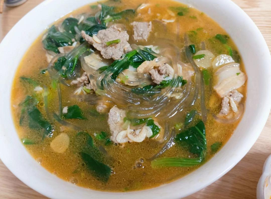 干了这碗牛肉粉丝汤