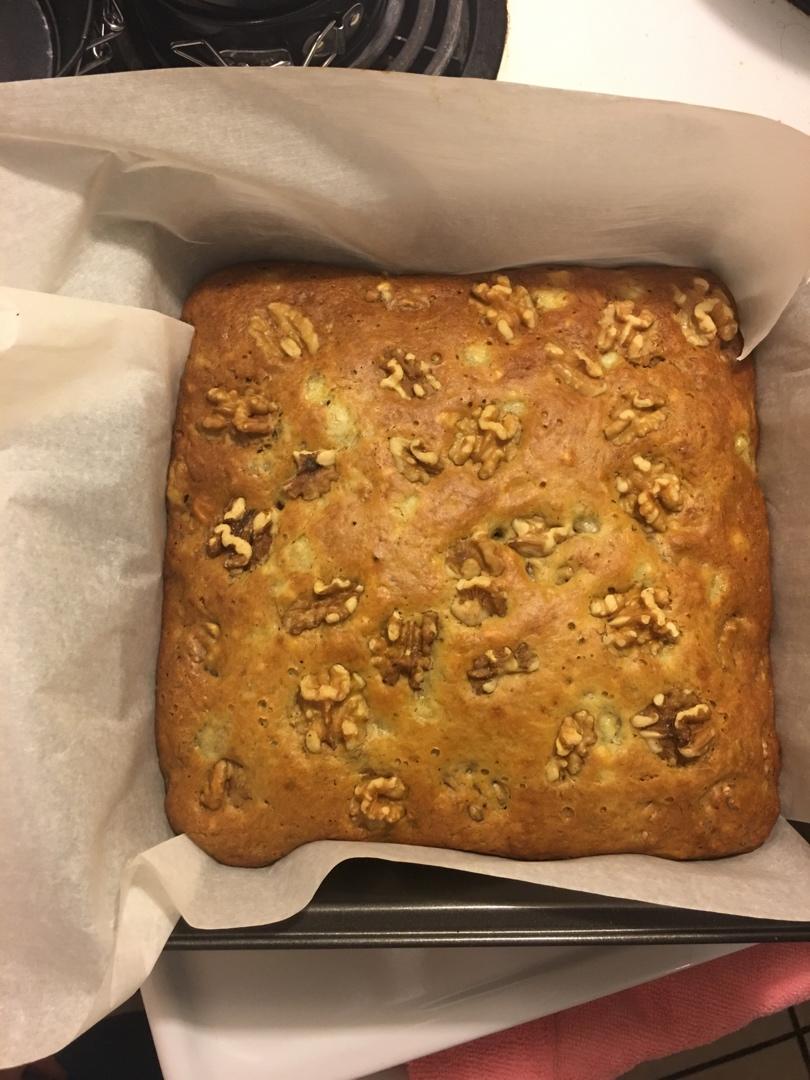 香蕉核桃蛋糕（低油少糖健康版）