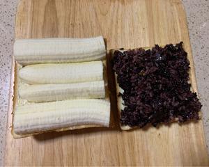 紫米肉松三明治🥪五分钟速成，满满都是料❗️的做法 步骤8