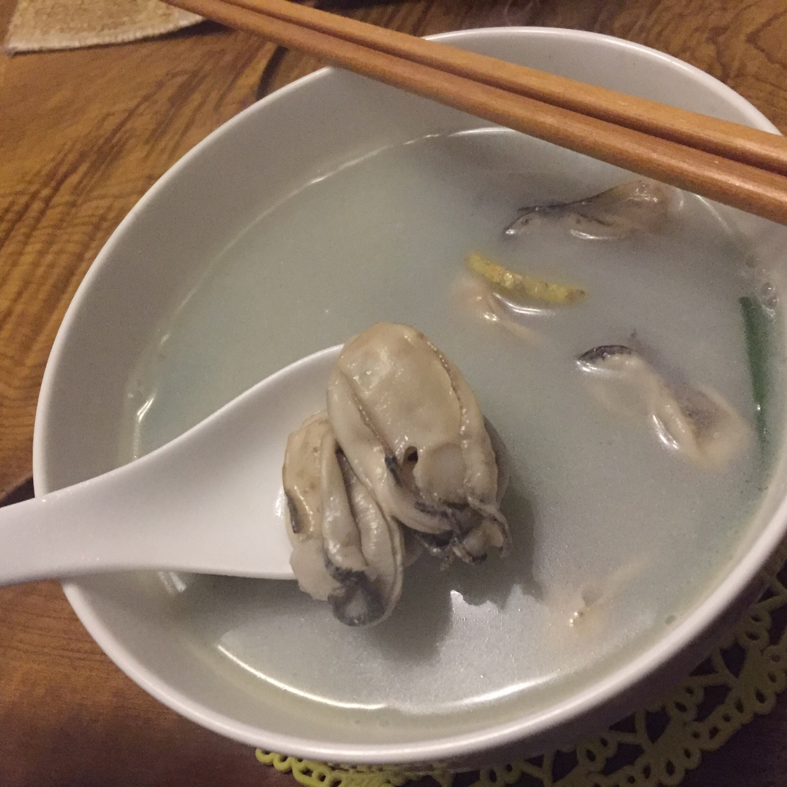 生蚝鸡汤