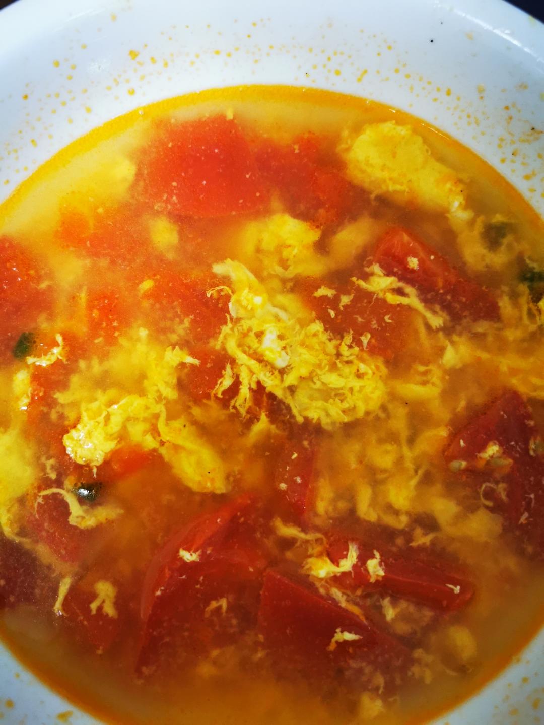 好喝的西红柿鸡蛋汤